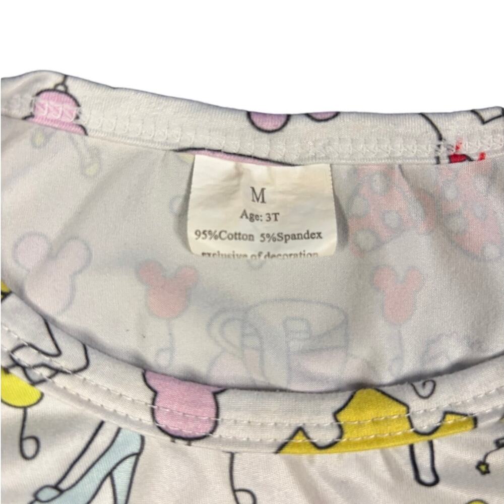 Boutique Disney Inspired Magic Kingdom Flutter Sleeve Girls Dress - Toddler 3T - Picture 3 of 4